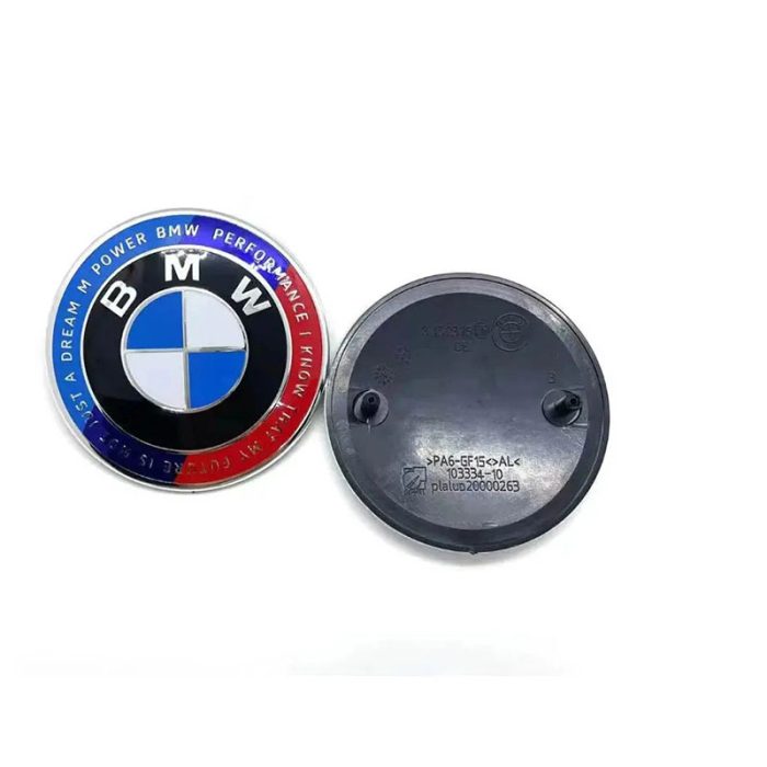 emblema do emblema do carro bmw de 82mm 74mm