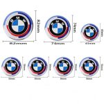 emblema do emblema do carro bmw de 82mm 74mm